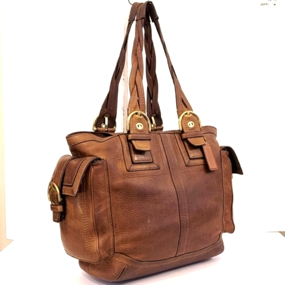 Coach Handbags - Coach Mia Tobacco Shoulder …